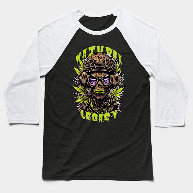 NATURAL LEGACY WEED MARIHUANA Baseball T-Shirt by EBAN